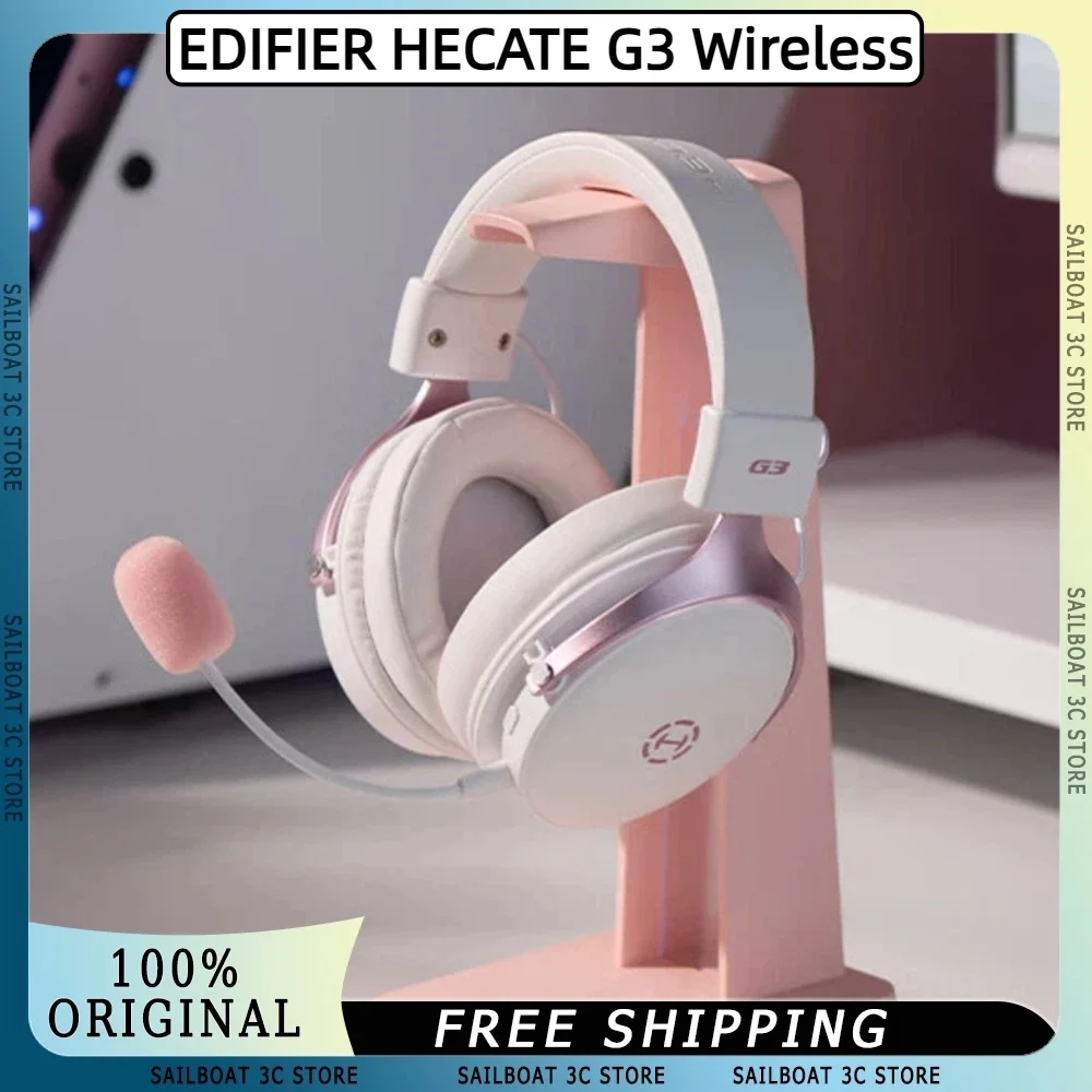 

EDIFIER HECATE G3 Wireless Headphones THX Spatial Audio 53mm Units Hi-Res BT6.0 Ergonomic Gaming Hadeset for Switch PS4/5 PC FPS