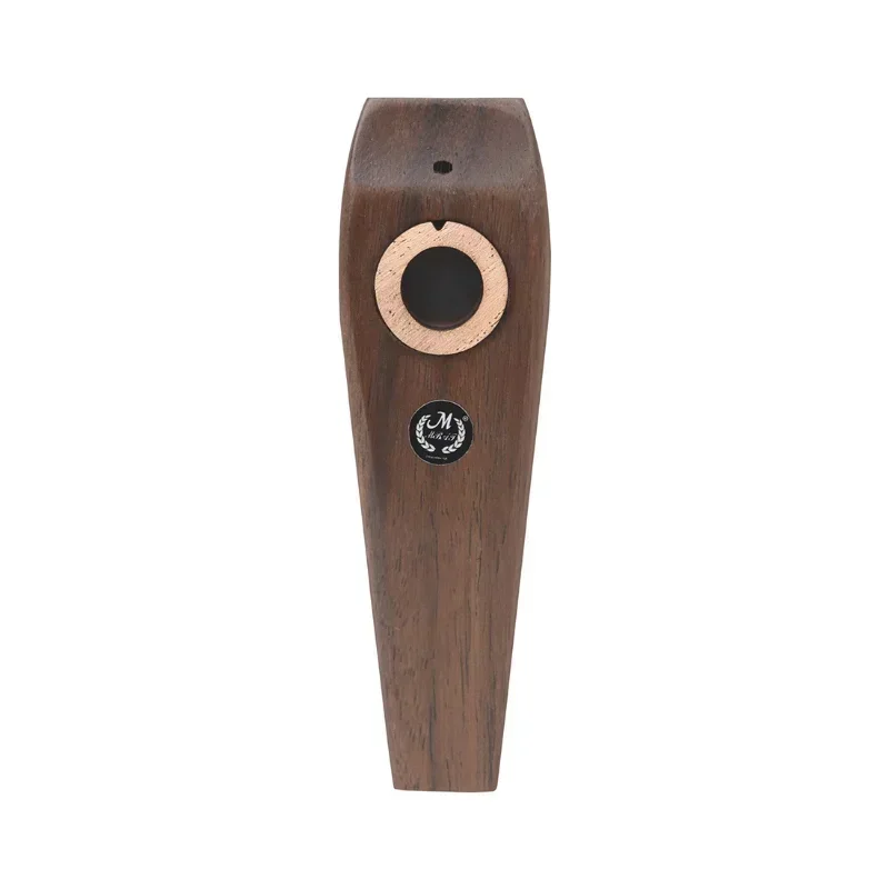 Kazoo instrumento de flauta portátil ligero de madera para principiantes, amantes de la música, instrumento de viento de madera, diseño Simple