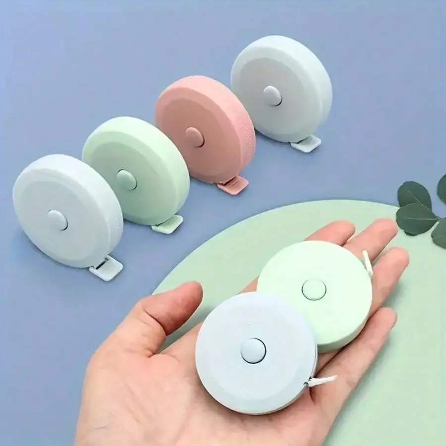 2025 Mini Tape Measure - 1.5m Retractable Soft Ruler for Sewing/Crafts