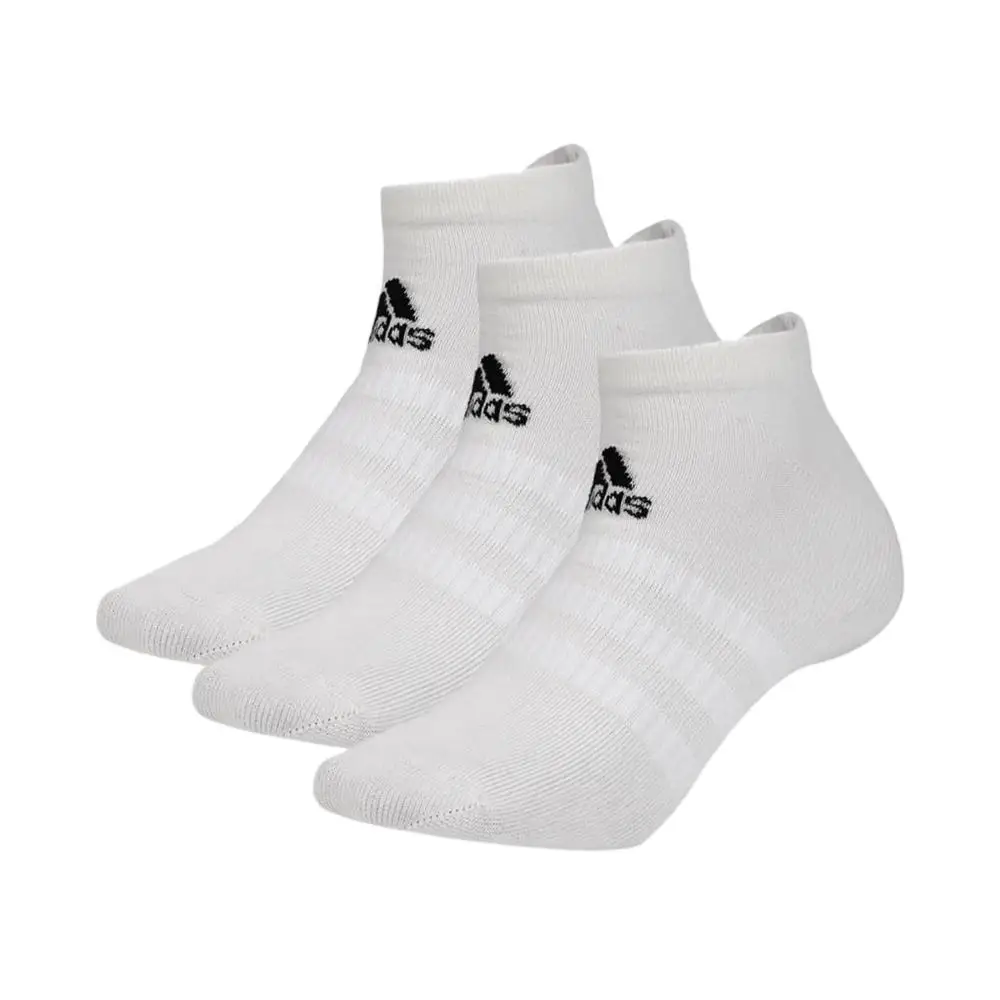 

adidas Men's & Women's Fashion Solid Color Running Socks - Sweat-Wicking Breathable Casual Training Socks - White 3-Pack DZ9401