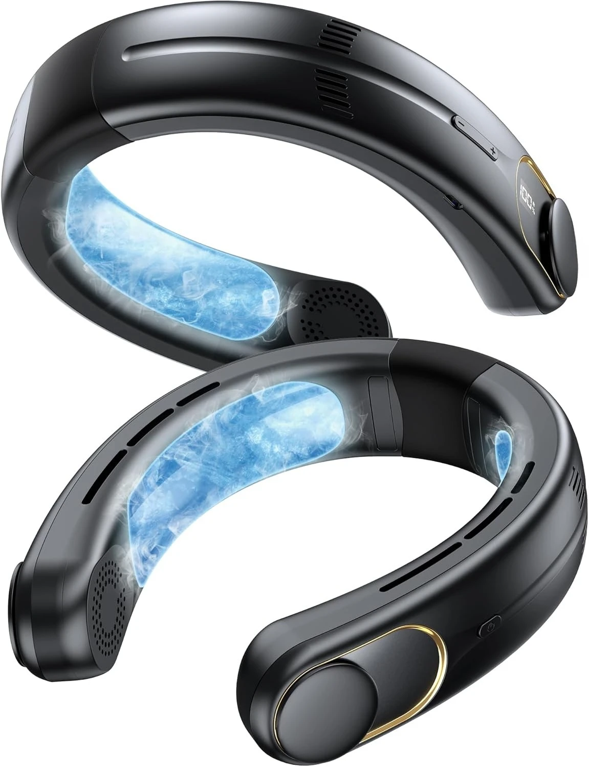 

Portable Air Conditioner Portable Neck Fan, 3-Speed Hands Free, 5000mAh Rechargeable Battery Bladeless USB Fan,New Popularity