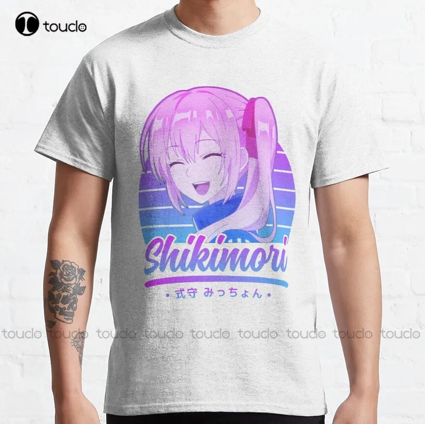 Kawaii Shikimori - Kawaii Dake Ja Nai Shikimori San Classic T-Shirt Mens Tee Shirts Custom Aldult Teen Unisex Christmas Gift New