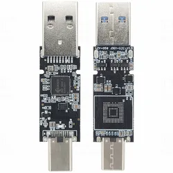 Scheda di controllo principale USB per chip USF 2.0 2.1 USB 3.1 tipo C ad alta velocità Doppia interfaccia BGA153 Saldatura JMS901