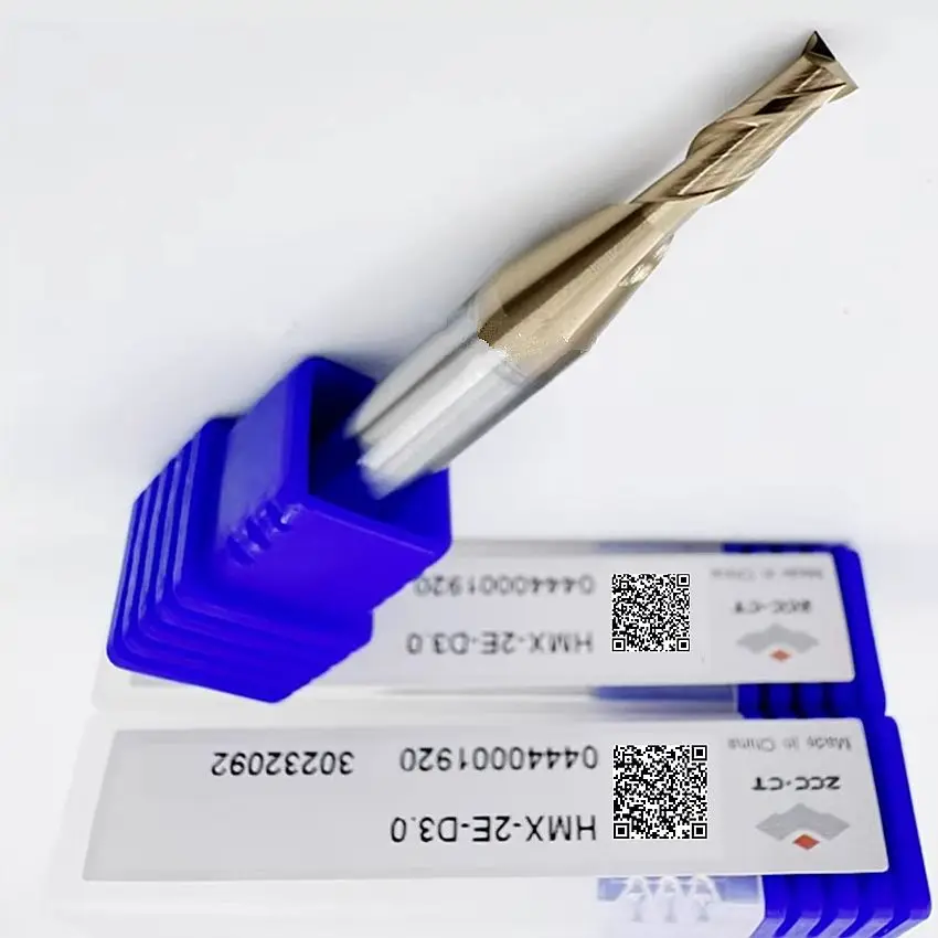 

ZCC.CT HMX-2E HMX-2E-D4.0 Two edge straight shank flat end milling cutter D4.5*6*11*50 2F Flat End Mills 2 Flutes Flat End Mills