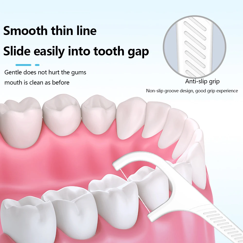 100 sztuk Dental Clean higiena jamy ustnej pielęgnacja Eeth Stick czyszczenie zębów szczoteczka międzyzębowa wysokiej jakości nić dentystyczna