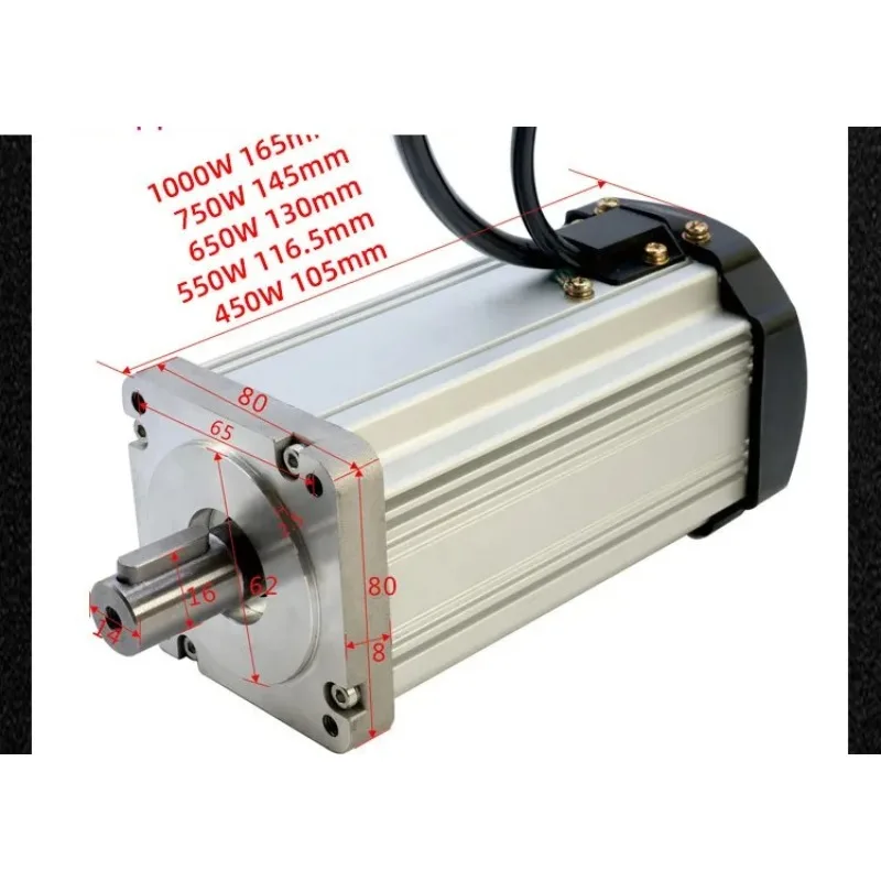 DC Motor High Power 1000W High Speed Brushless Motor 220V Driver Kit for Industrial Equipment