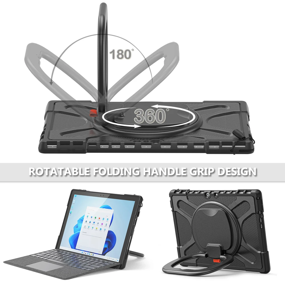 

Чехлы для планшетов с диагональю 12,3 дюйма для Microsoft Surface Pro 7 Plus 6 4 5, чехол Surface Pro5 Pro7 Pro6, портативная поворотная подставка для ПК, корпус из ТПУ