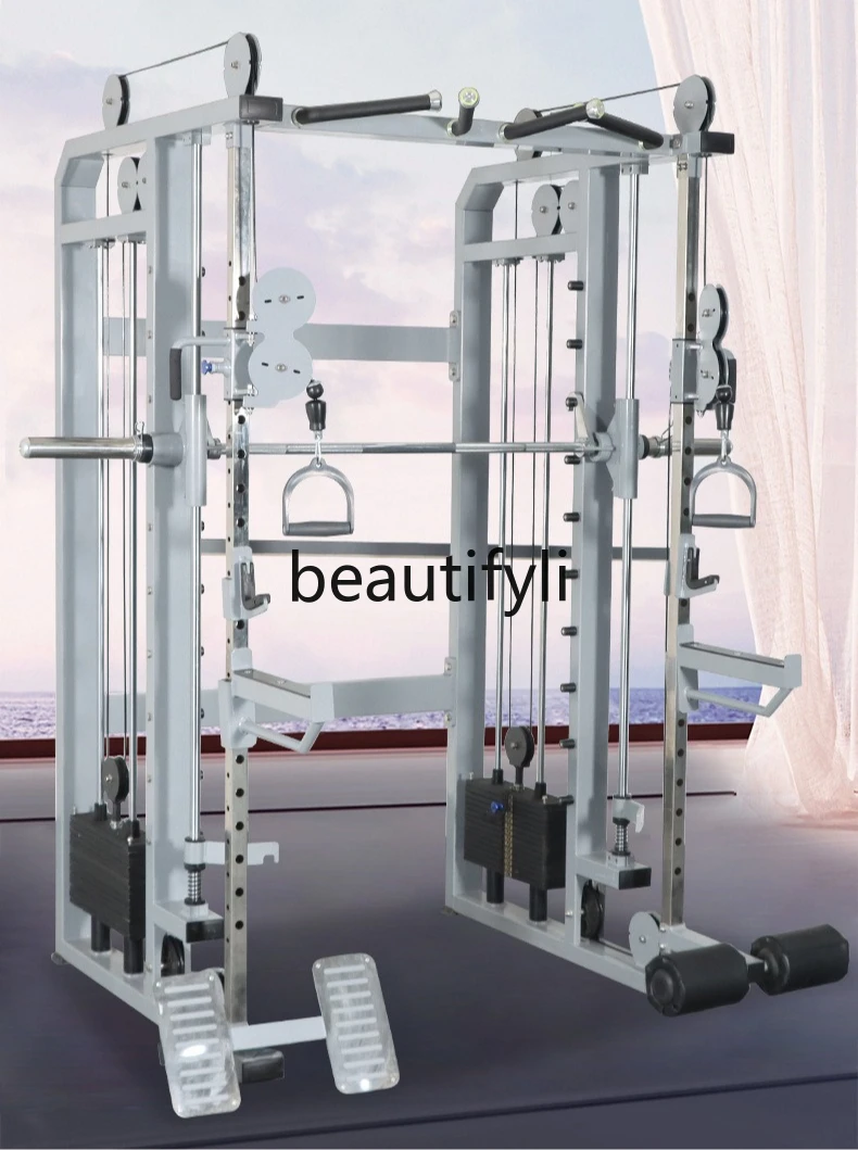 

Multifunctional Squat Rack Gym Strength Training Equipment Bench Press Bird Machine Squat Rack Bench Press Smith Machine