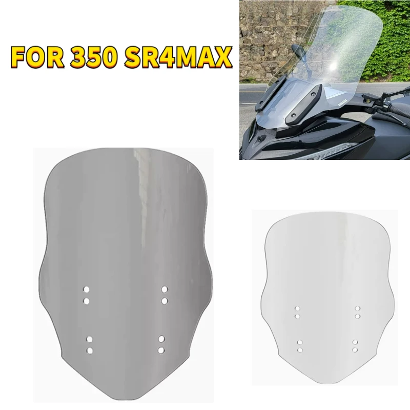 

Лобовое стекло для LONCIN VOGE 350 SR4MAX, модифицированное с приподнятыми аксессуарами для мотоциклов на лобовое стекло