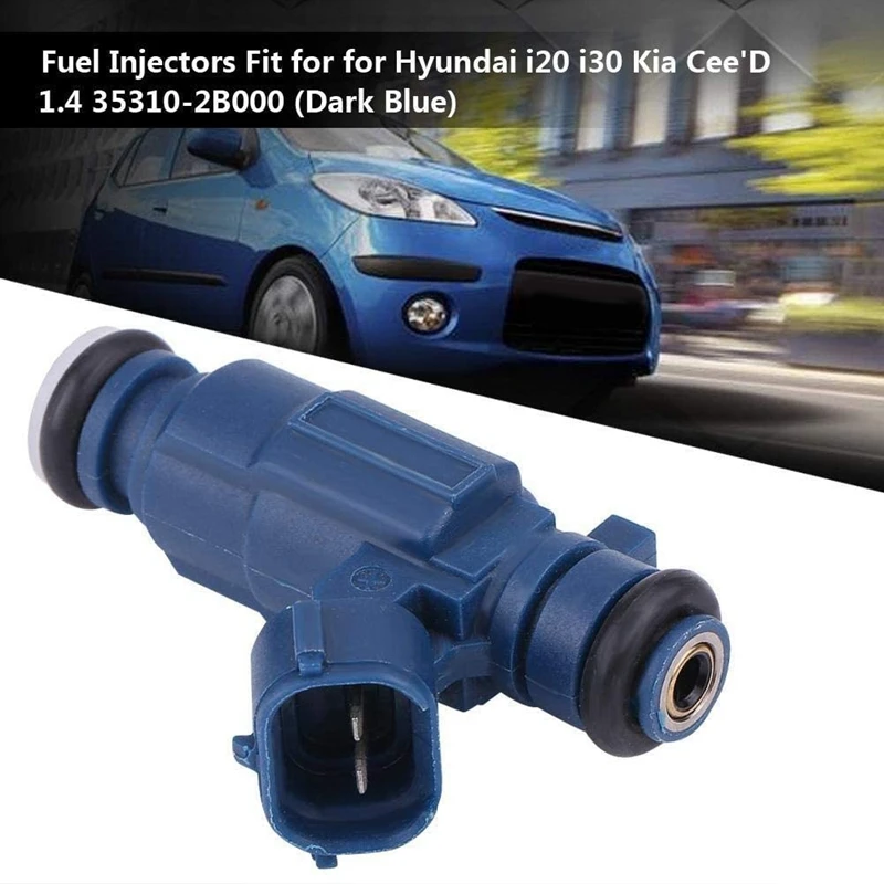 New Fuel Injector Nozzle For Hyundai I20 I30 Kia Cee'd 1.4L Fuel Injectors Replacement Accessories 35310-2B000 353102B000