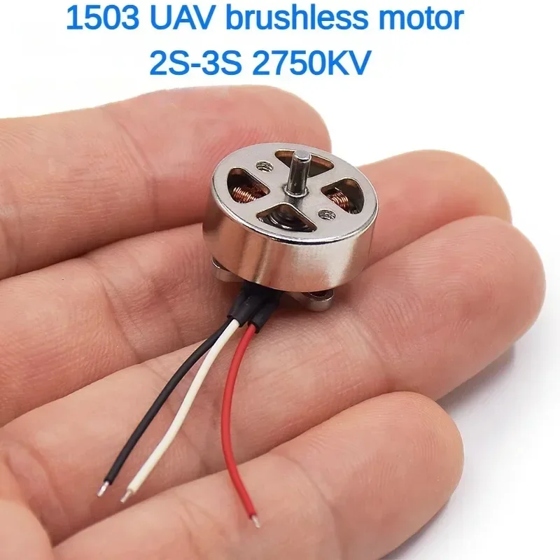 Motore 2750KV 2S-3S 1503 Mini modello aereo motore Brushless Drone