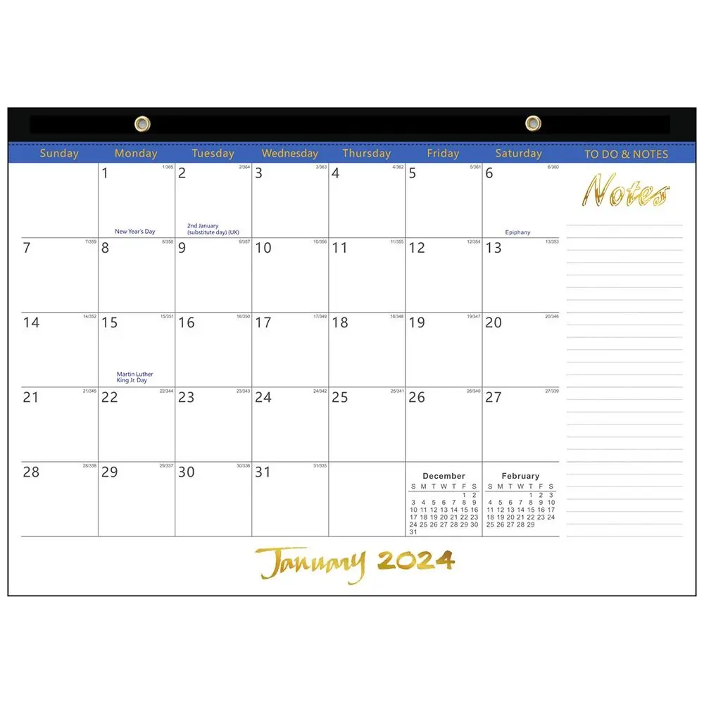 Schedule Planner 2024 Large Wall Calendar Daily Schedule Time Planning English Hanging Agenda To-do lists Agenda Organizer