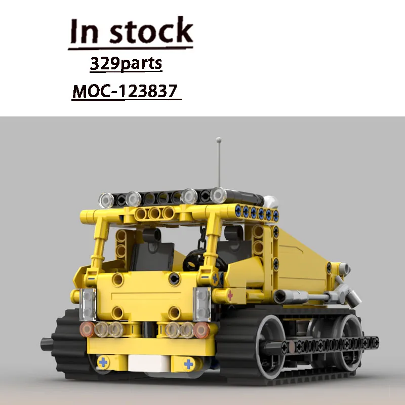 

MOC-123837 New City Mini Cargo Racing Car Building Block Model 329 Parts MOC Boys Children's Birthday Christmas Toy Gift