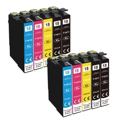 Cartouche d'encre 18XL T1811 pour imprimante Epson, compatible avec T18 XL T18XL 1811-1814 XP302 XP102 202 305 405 205 302 402 415