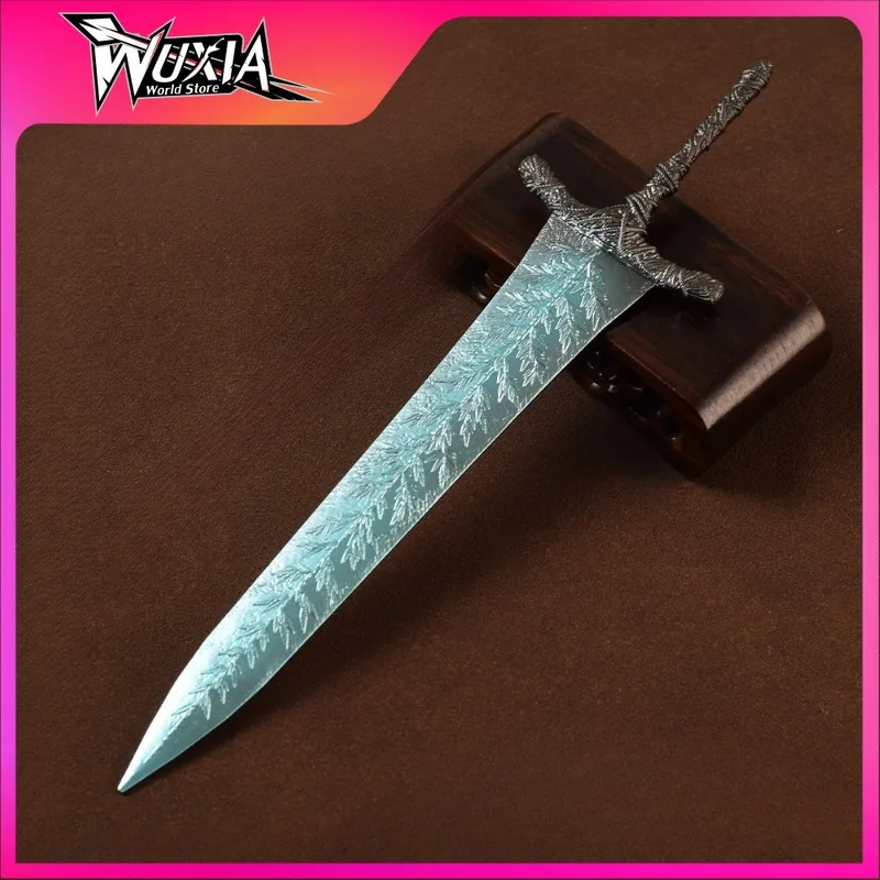 

22cm Dark Moon Great Sword Collectable Game Peripheral Weapon Model Full Metal Handicraft Ornaments Festival Gifts Toy for Boys