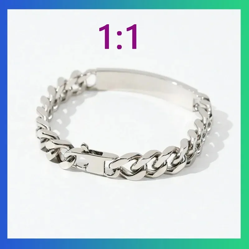 Must Enter Sterling Silver Bracelet,  Unisex Digital Style Necklace