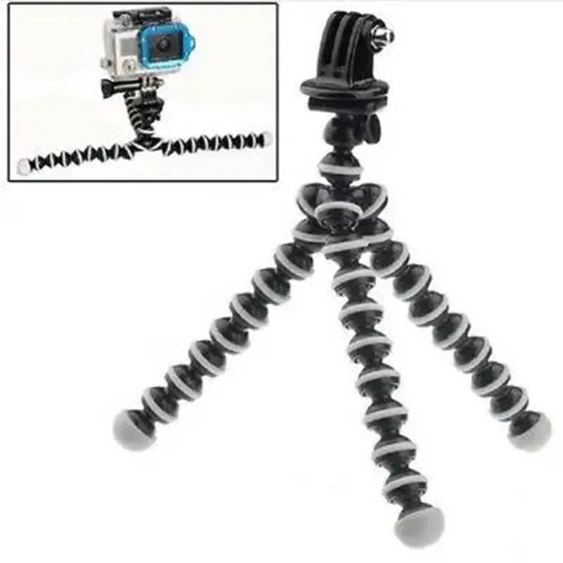 For GoPro 12 11 10 9 8 7 6 5 4 3+ 2 1 Accessories DJI Insta360 SJCAM YI Holder Flexible Octopus Tripod Stand Mount Holder Grip