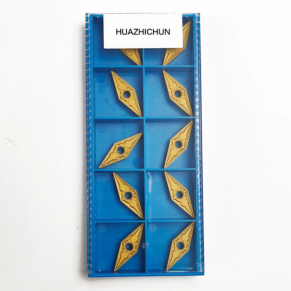 HUAZHICHUN VNMG 160404 -QM GP1135 Ferramenta de fresa de inserções de carboneto