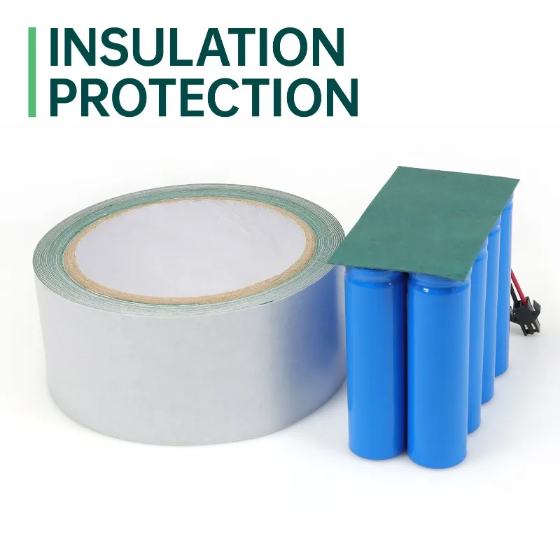 5/10M Green Insulated Pads 25mm ~ 500mm 18650/21700 Li-ion Battery Pack Cell With Adhesive Glue Barley Paper Insulation Gasket