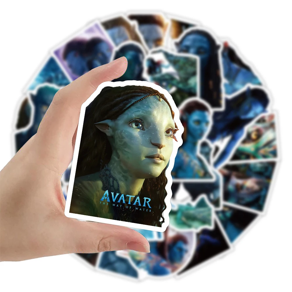 10/30/55pcs Disney Movie Avatar 2：The Way of Water Anime Stickers Cartoon Graffiti Sticker Phone Laptop Guitar Cool Decals Toy