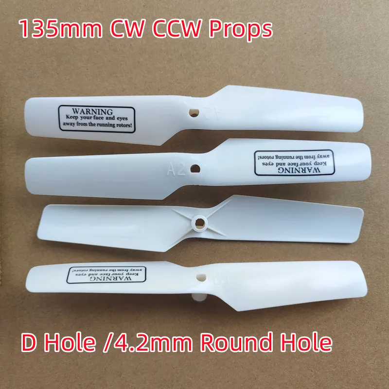 4PCS Replacement 135mm 13.5cm Propeller for Mini Drone Props Blade Wing Fans Accessory Drone Quadcopter Spare Parts