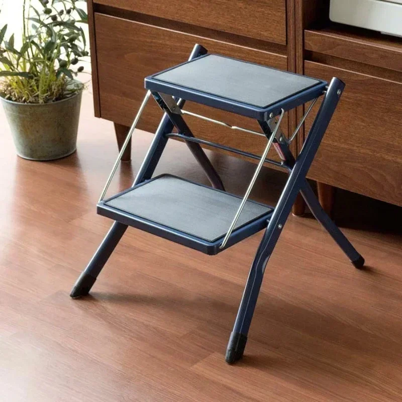 

Factory Folding Ladder Thickened Household Kitchen Ladder Stool Dual-purpose Portable Outdoor Car Wash Foot Stool