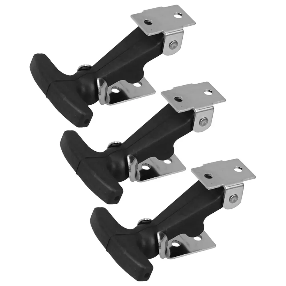 

3pcs Rubber Lock Hood Latch Replacement Stainless Steel Toolbox Car Truck Tool Box Latches Shock Absorption Durable Practical