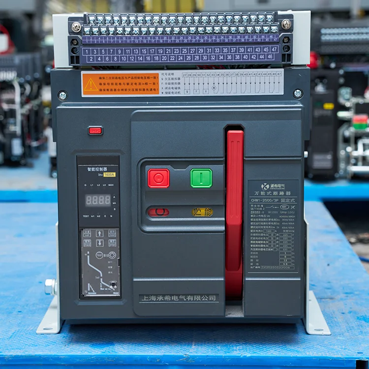 

ACB 3P 4P 200A to 2500A Molded Case Circuit Breaker Overload protection Short Circuit protection