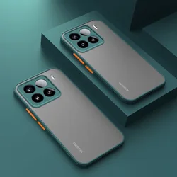 Matte Clear Case For Xiaomi 15 Case Xiaomi 15 Cover Coque Funda Shell Translucent Hard PC Soft TPU Edge Phone Bumper Xiaomi 15