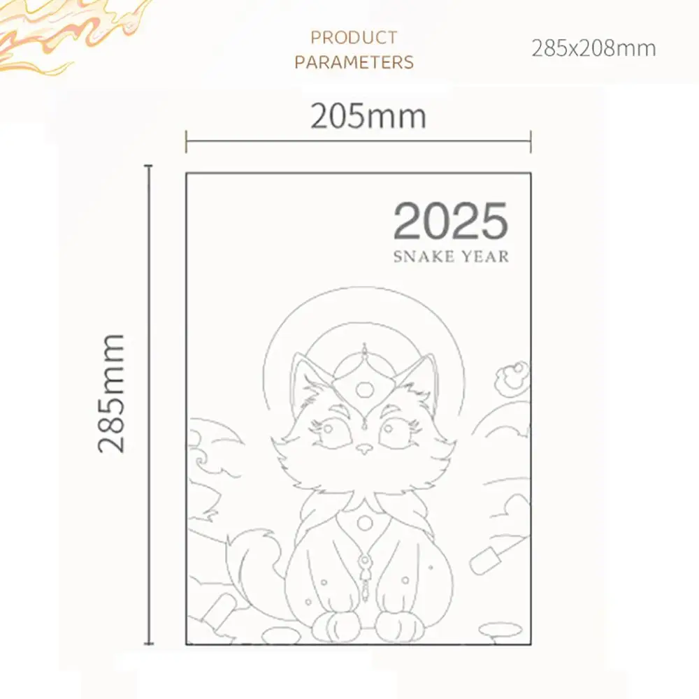 Portable A4 A5 Schedules Notebook Work Efficiency Learning Plan Agenda Planner Life Check-in 24 Sheets Planner Notebook Office