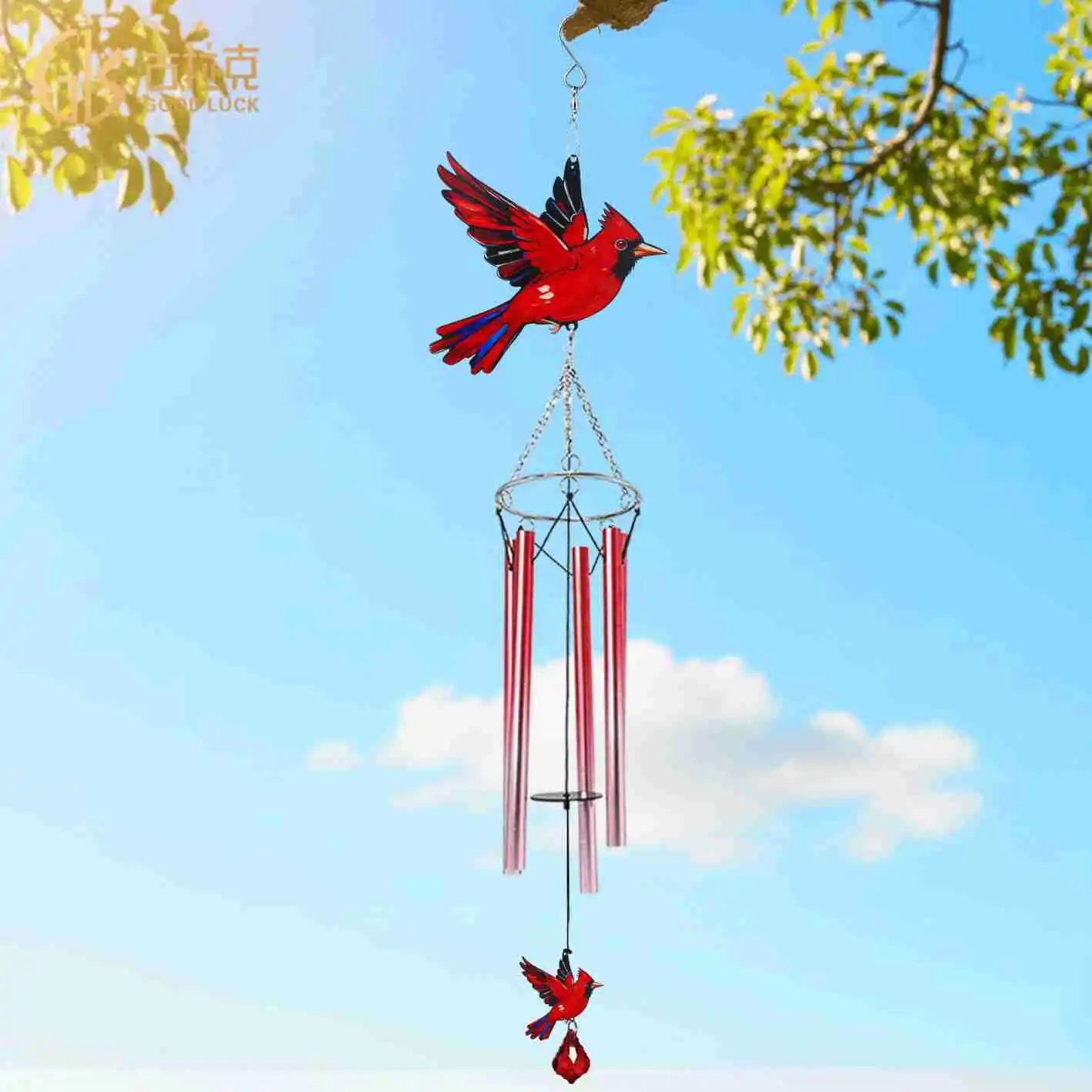 

ZML rotating wind chimes wind change gradual change wind chimes decoration creative pendant