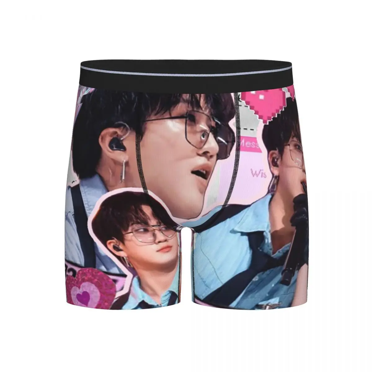 

Long Boxer Underpants Shorts New Seo Changbin Panties Men's Comfortable Underwear for Homme Man Boyfriend Gift