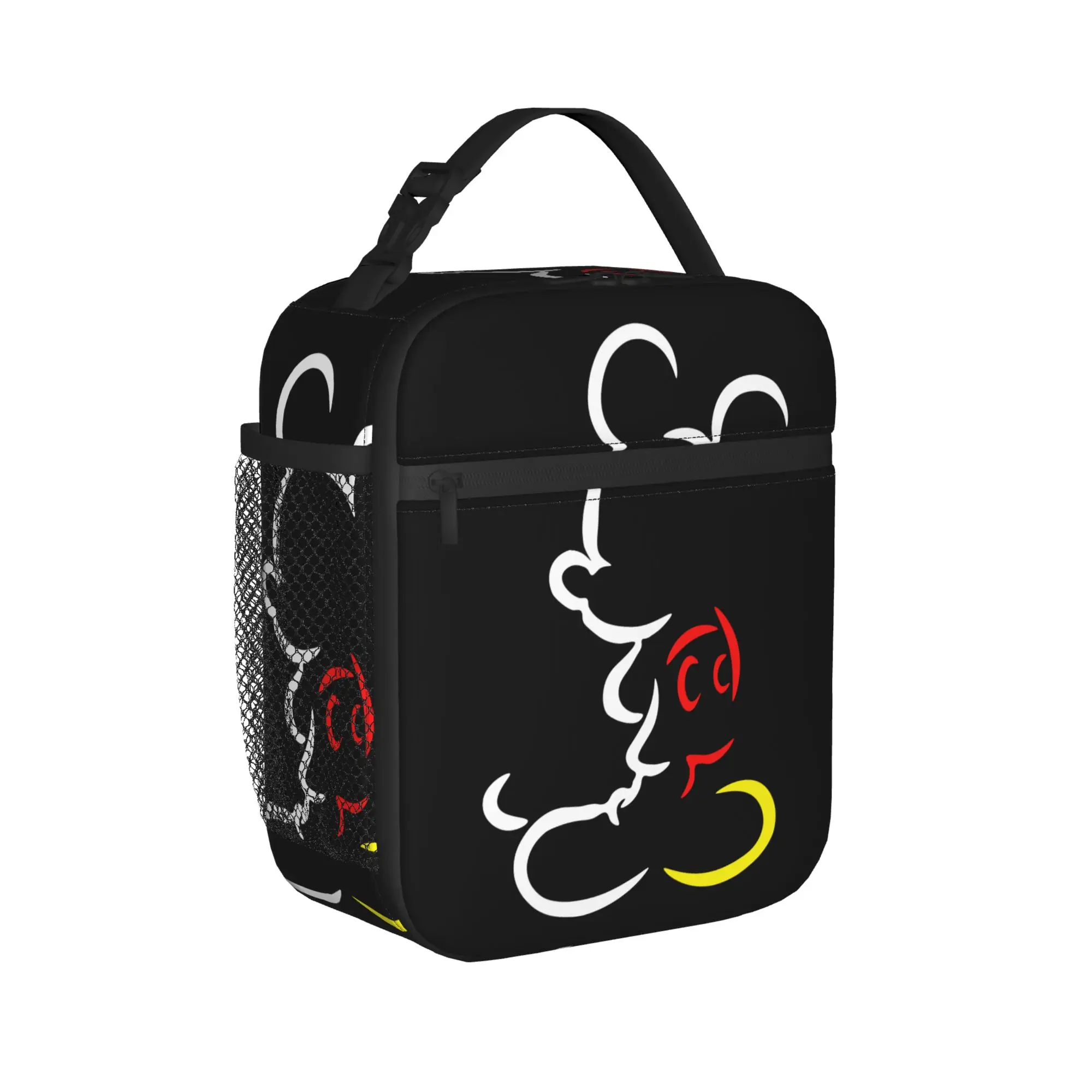 M-Mickeys Mouse Insulated Lunch Bags Thermal Bag Reusable,Meal Container  Leakproof Tote Lunch Box for Men Women School  Travel