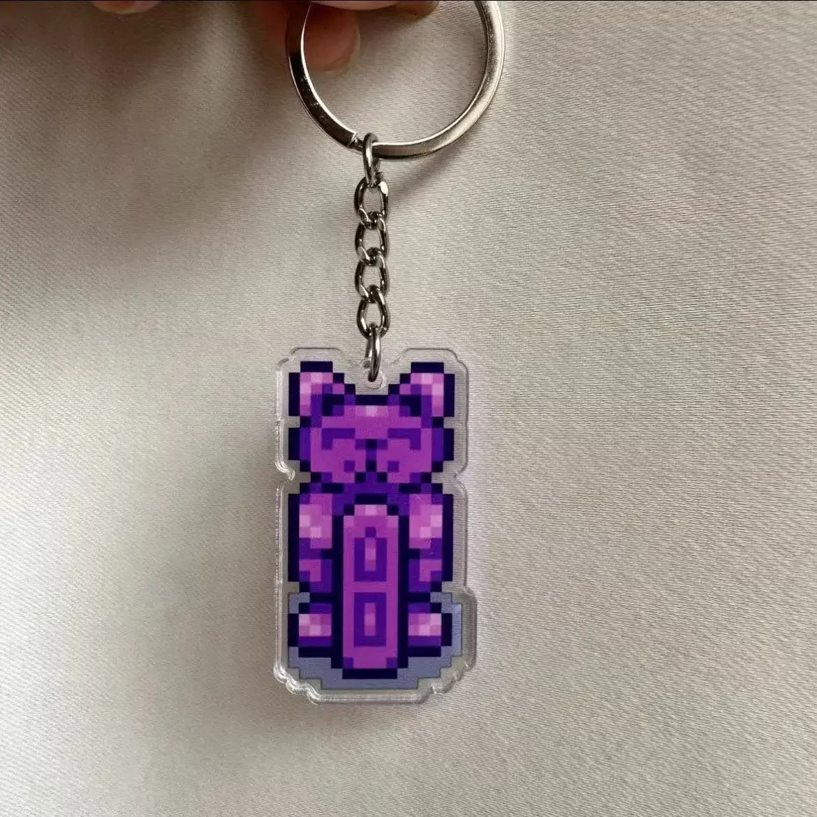 سلسلة مفاتيح مصنوعة من الأكريليك قلادة لعبة تحت عنوان سلسلة المفاتيح Starbound Valley اليدوية كيرينغ مجوهرات الإكسسوار من البر الرئيسى للصين #3