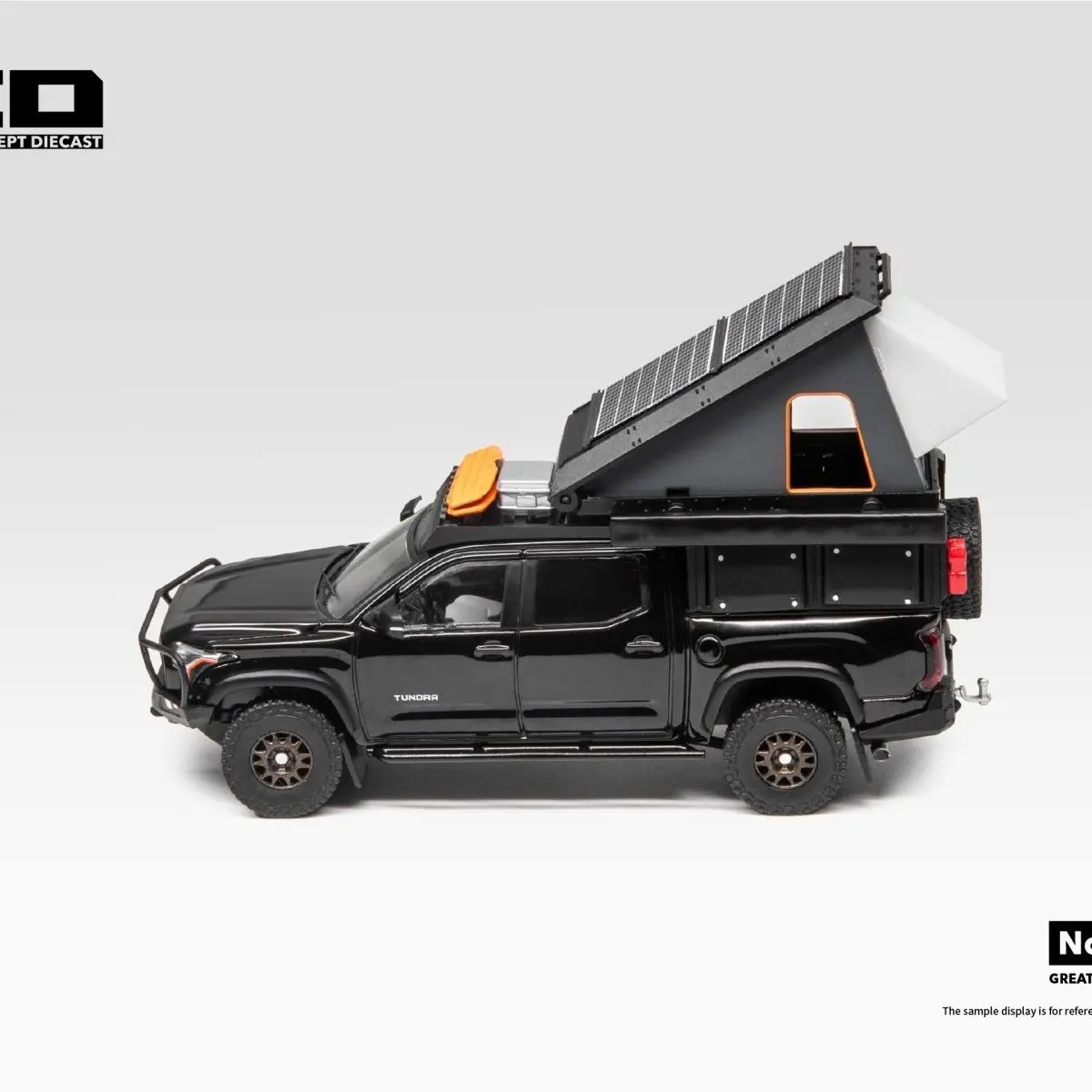 GCD Diecast 1:64 Toyota Tundra Camping Off-road Modified Full-size Pickup Car Model Toyota Play Vehicles Collectible Model Cars