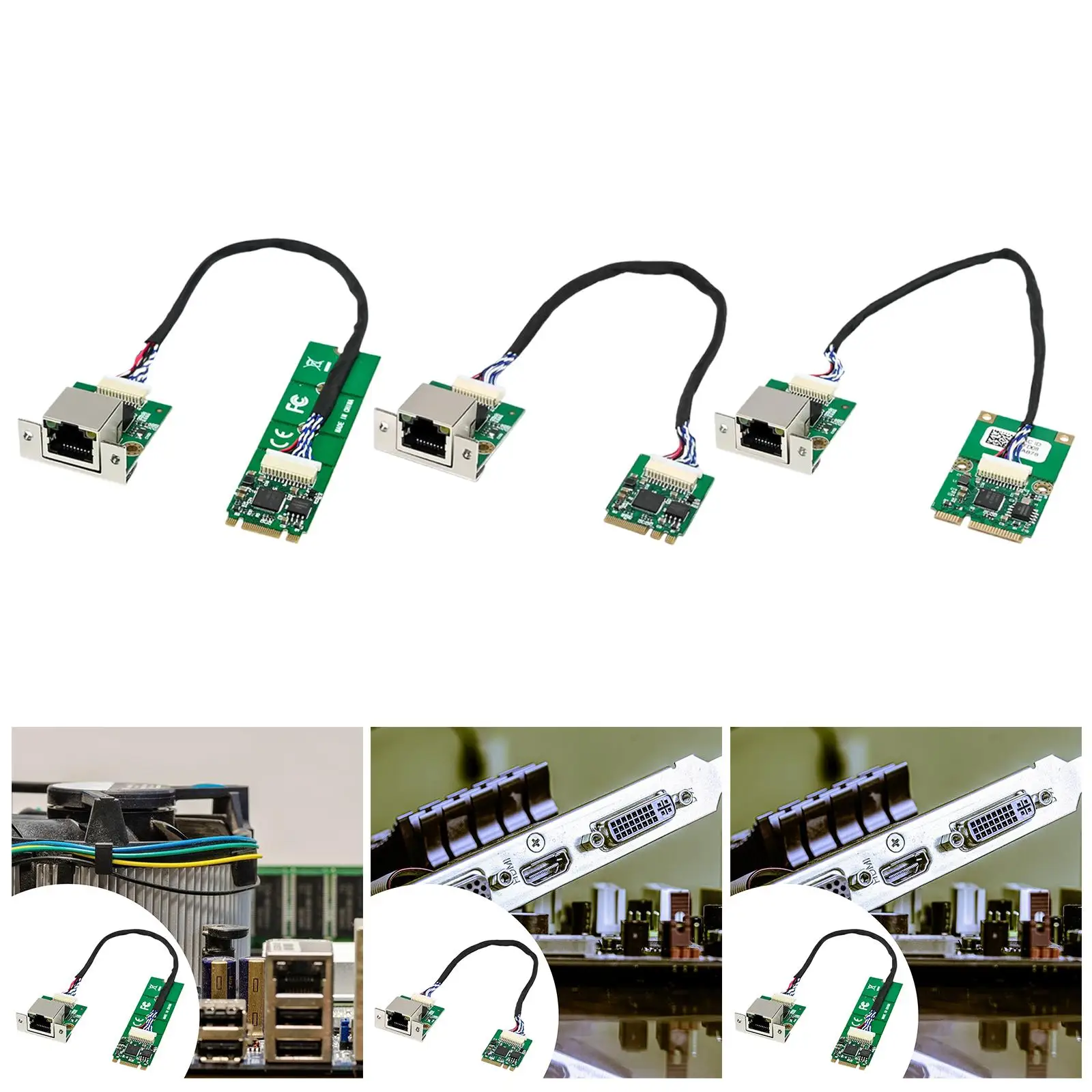 

Gigabit Ethernet Parts High Speed Professional Gaming Network Adapter Desktop Computers 2.5G/1000/100Mbps Speeds Port