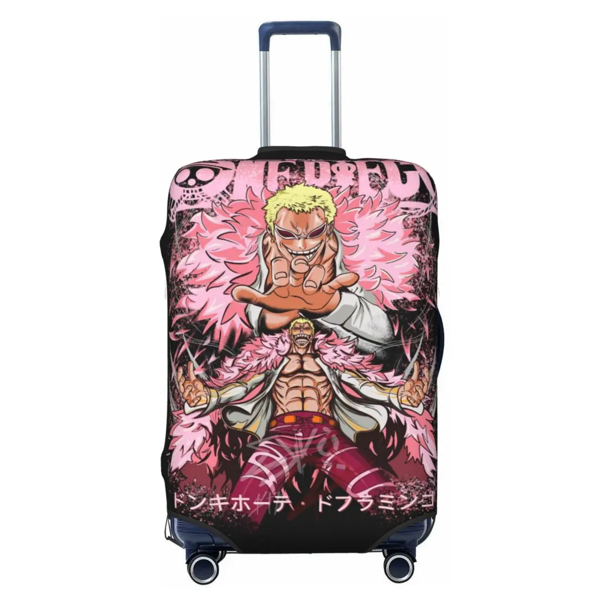 

Чехол для чемодана Custom One Pieces Monkey Luffy, эластичный защитный чехол для багажа в стиле аниме, для чемоданов 18-32 дюймов