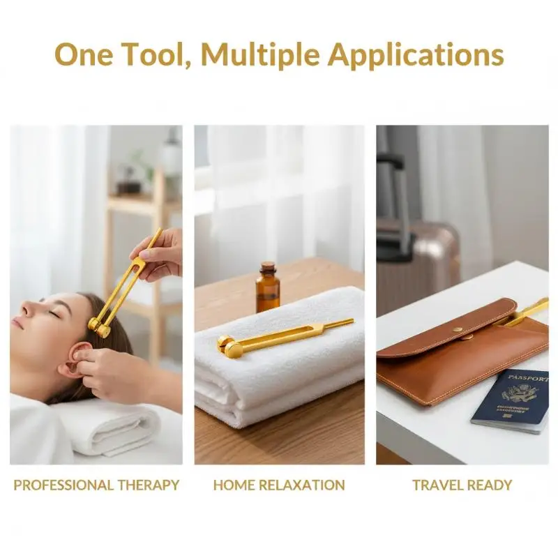 Healing Chakra 128 Hz Tuning Fork Set Sound Therapy Aluminium Alloy Bio-Acoustic Tuning Fork Portable Colorful
