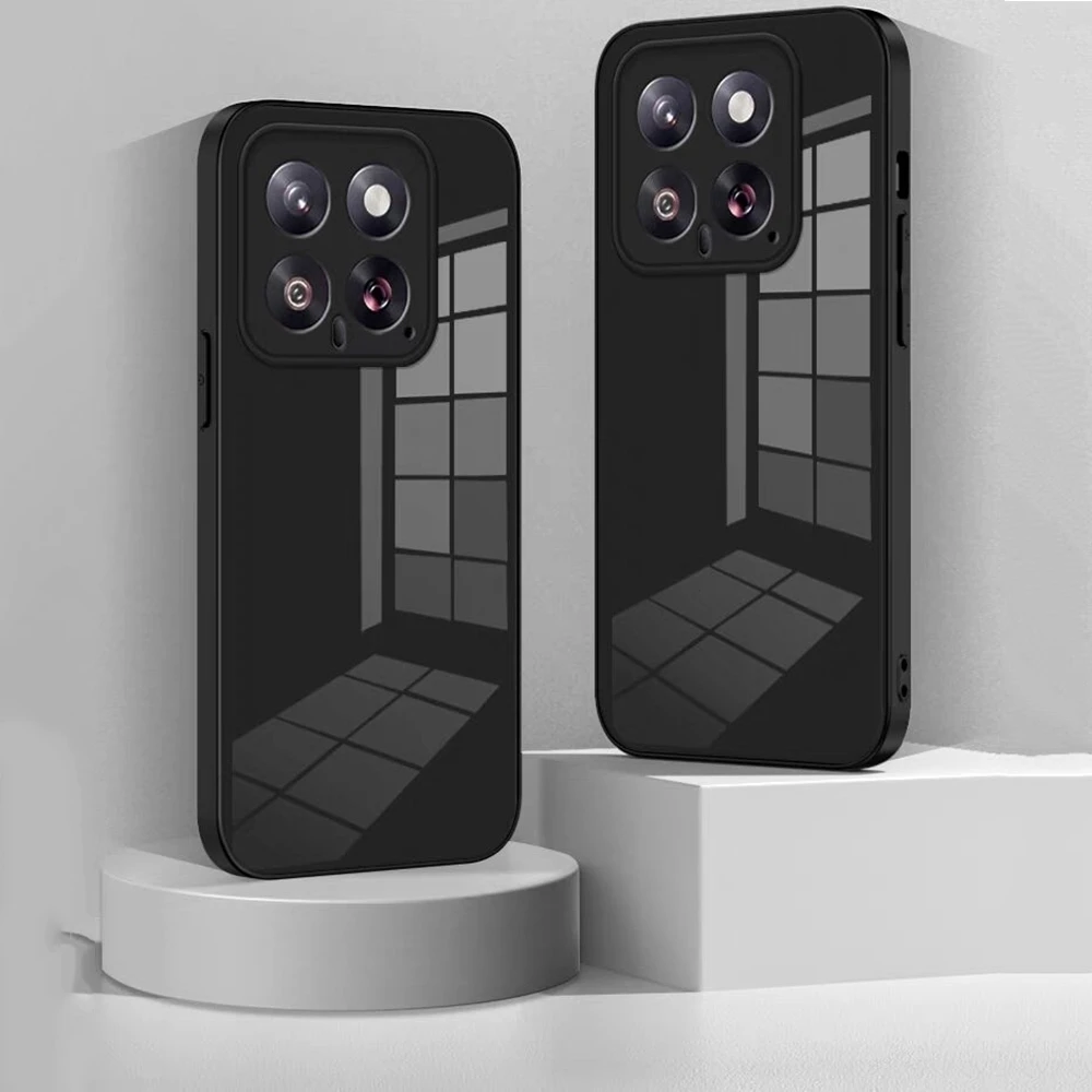 حافظة لهاتف آيفون 17 برو ماكس 16 15 14 برو ماكس 13 11 X Xs Xr 8 7Plus غطاء زجاجي