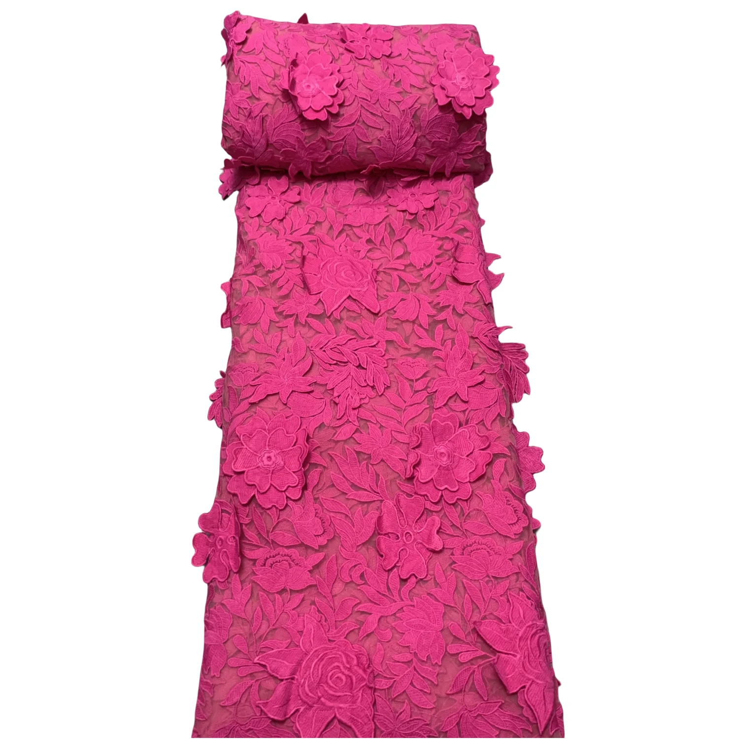 

African French Applique Guipure Lace High Quality 2025 Chantilly Nigerian Hollow Organdy Lace Fabric For Women Party Dresses