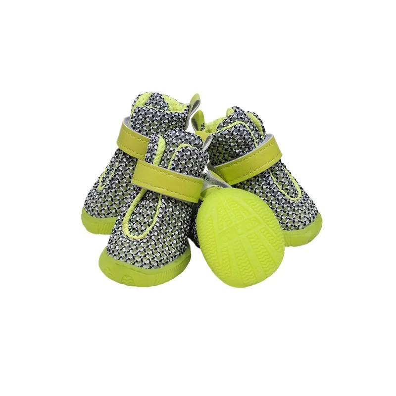 New Gorgeous Small Dog Shoes Breathable Mesh Shoes, Anti-shedding, Wear-resistant and Breathable JML Dog Shoes.