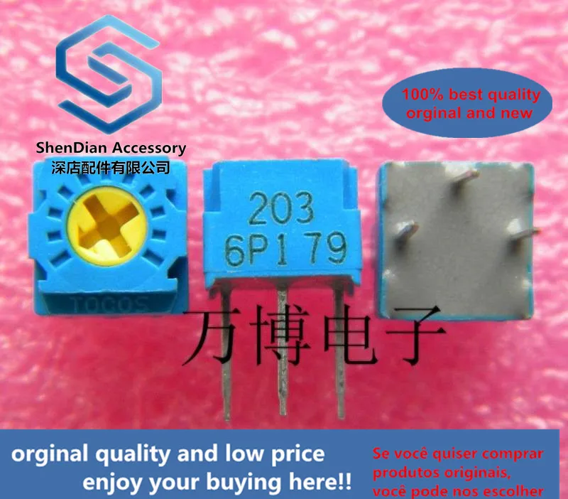 10pcs only orginal new TOCOS adjustable resistance 203 20K precision adjustable