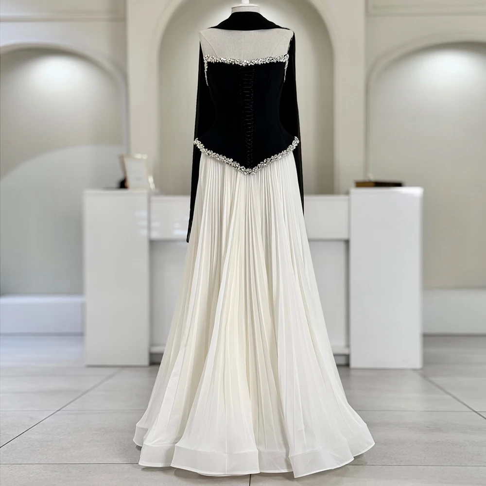 

Индивидуальные вечерние платья трапециевидной формы, модное платье для выпускного вечера без бретелек с кристаллами, длиной до пола, без рукавов, простые палантины, драпированные вечерние платья