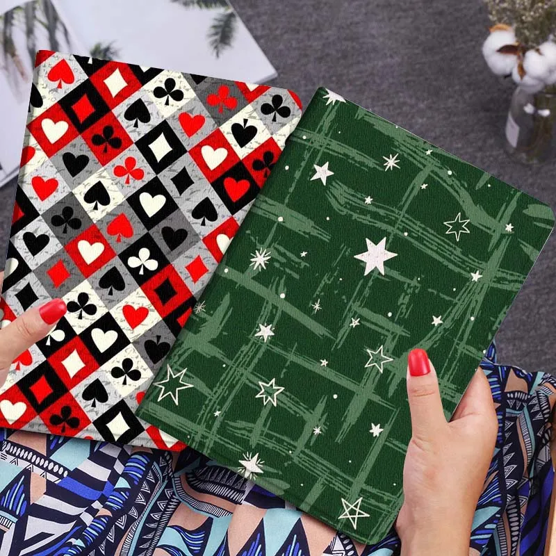 

Cartoon Star Pattern Fabric Tablet Case For Huawei Honor MatePad MediaPad Air 5 6 7 11 V6 V7 V8 V9 X9 X8 T10 T10s C5e T5 Gift