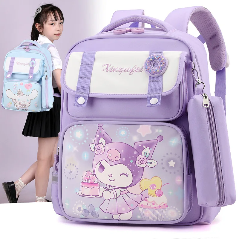 

2024 New Sanrio Student Backpack for Primary and Secondary Schools with Large Capacity Anti Splashing and Backbone Protection