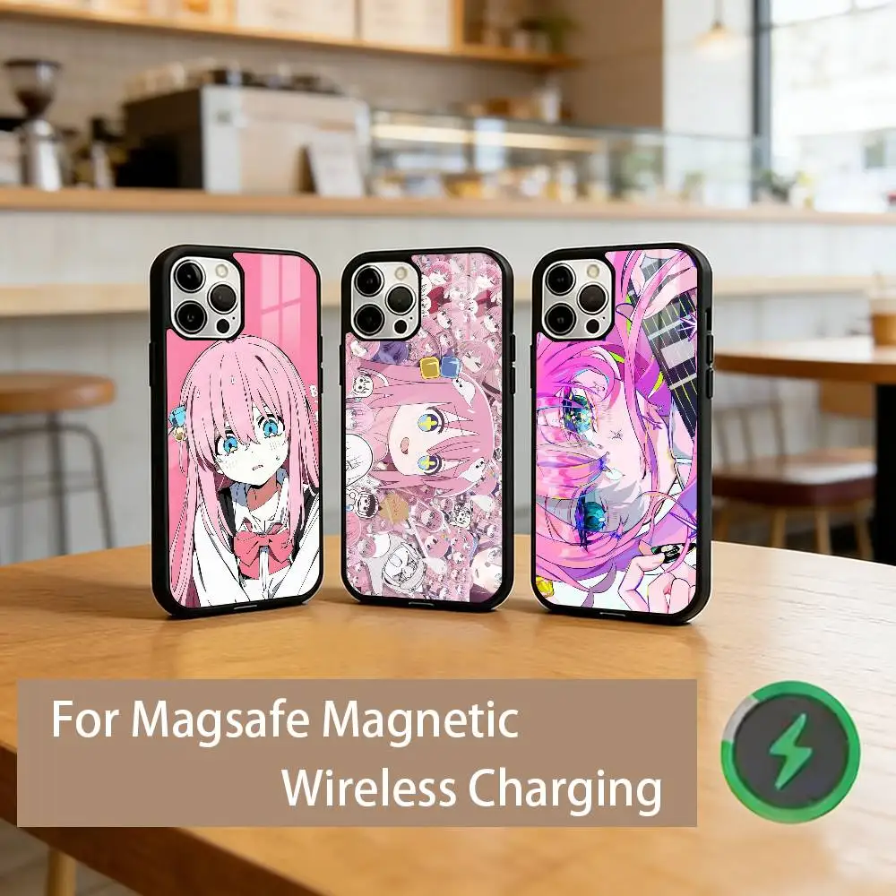 B-BOCCHI THE ROCK!  Phone Case For iPhone17,16,15,14,13,12,11 Plus,Pro Magnetic For Magsafe Wireless Charging