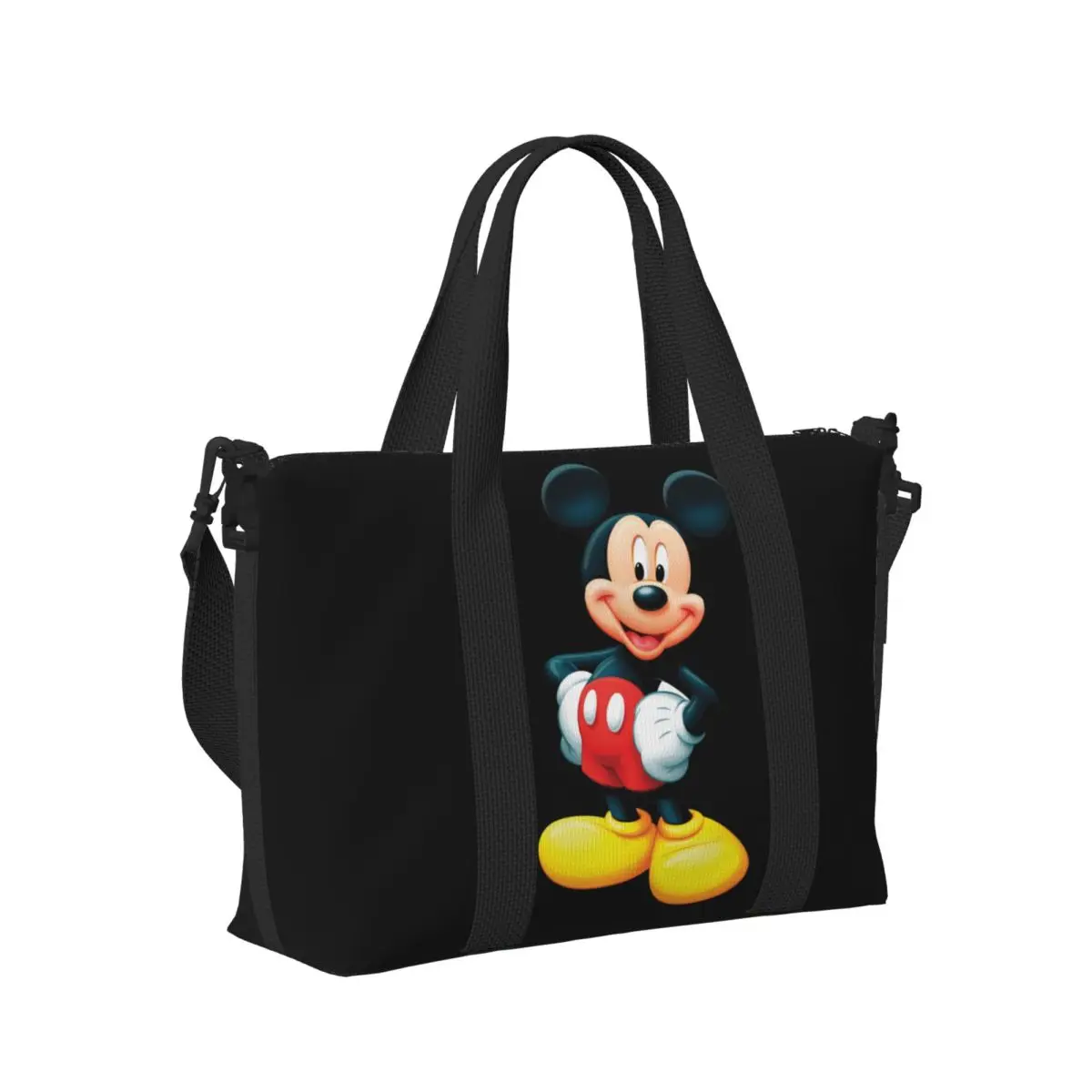 Borse da viaggio da spiaggia per palestra da donna di grande capacità personalizzate con borsa tote di Topolino Minnie