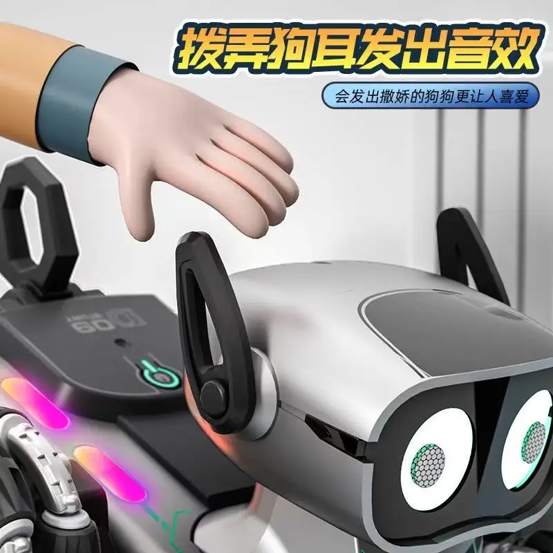 Intelligenter ferngesteuerter Roboterhund – ferngesteuertes Kinderspielzeug mit Gestenerkennung und umwandelbaren mechanischen Hundefunktionen