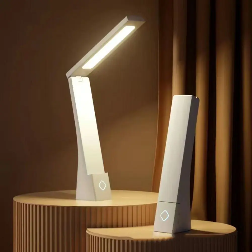 

Touch Switch Foldable Table Lights Eye Protection Adjustable Led Desk Lamp Portable 3 Color Light Desk Lighting Fixture Reading