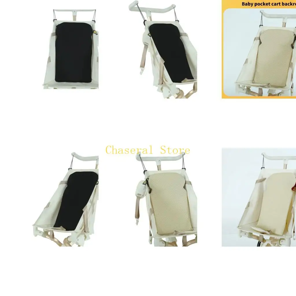 

E7CE Infant Carriage Back Panel Strollers Pad Prevent Slouching and Provide Comfort